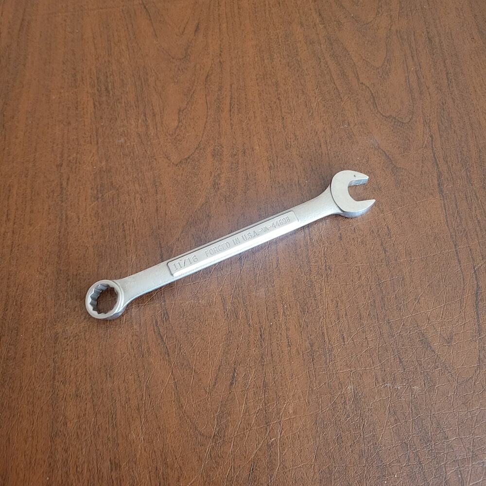 Vintage Craftsman 11/16" Combination Wrench Vintage VV 44698 Made in USA